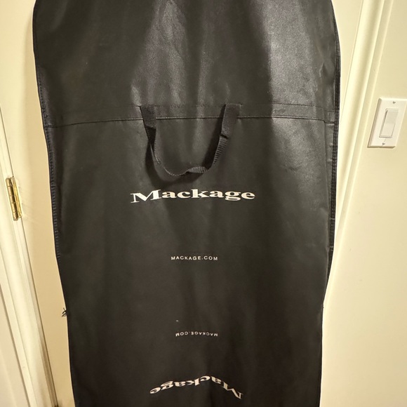 Mackage Cream Double-Breasted Trench Coat - Picture 7 of 7